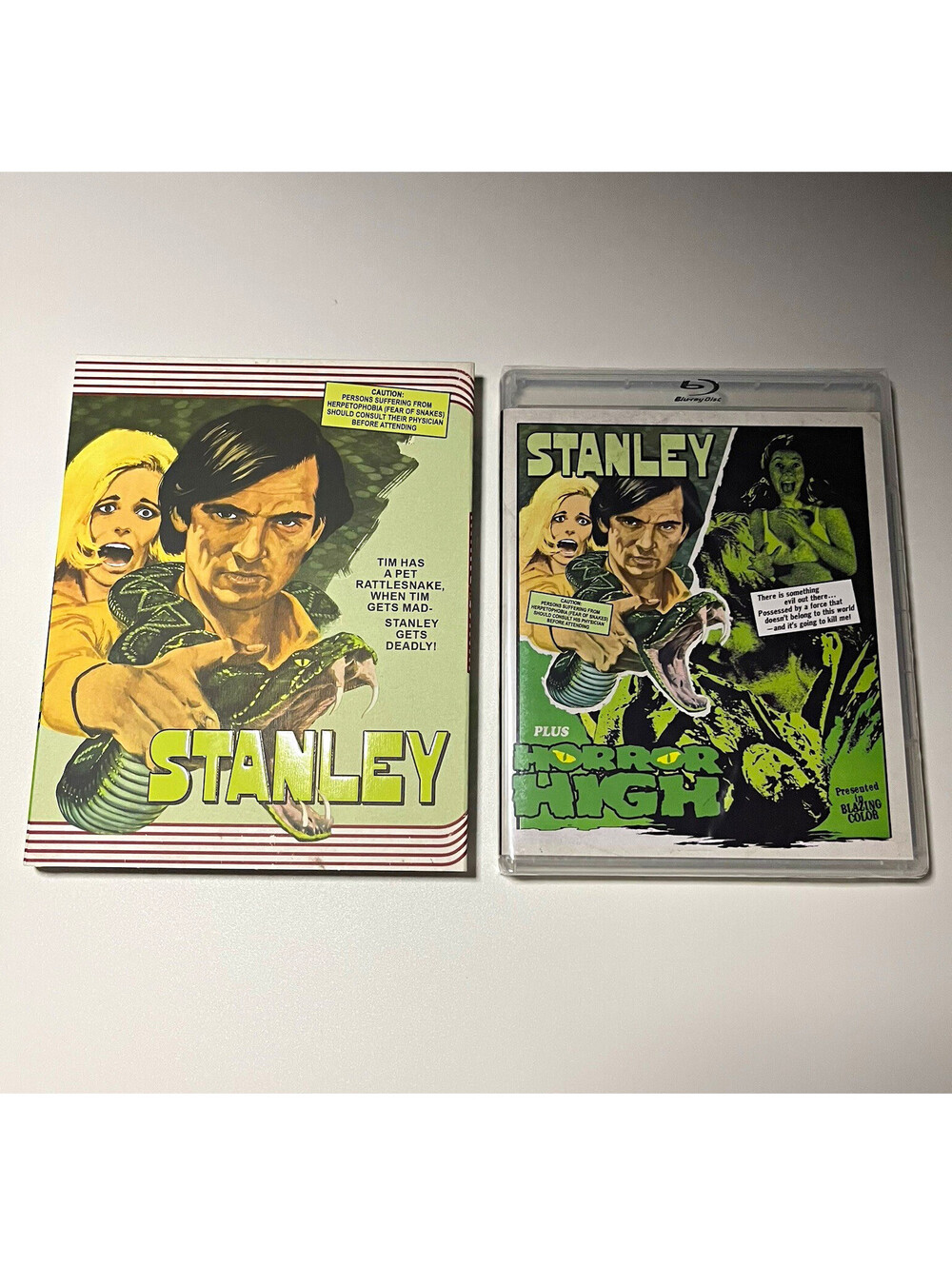 SEALED Vinegar Syndrome - Stanley + Horror High (2Film Set) Blu-ray w/ Slipcover